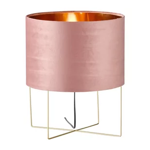 Różowa lampa stołowa Fischer & Honsel Aura, wys. 43 cm - Noże stołowe - miniaturka - grafika 1