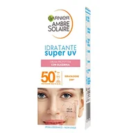 Kremy do twarzy - Garnier Ambre Solarny Krem do twarzy Super UV Ochrona przeciwsłoneczna z działaniem nawilżającym 24 godziny dla skóry suchej, wzbogaconej o glicerynę, bardzo wysoka ochrona SPF50+ 40 ml - miniaturka - grafika 1