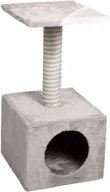 Legowiska dla kotów - Domek dla kota Flamingo Scratching Tree Duala Cary 61 cm Grey - miniaturka - grafika 1