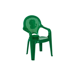 Fotelik plastikowy SEDIA BABY zielony - Fotele i krzesła ogrodowe - miniaturka - grafika 1