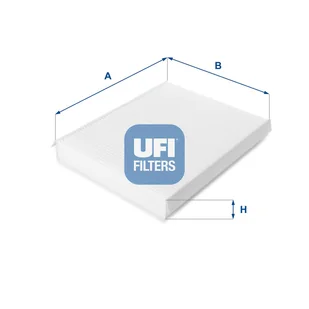 Filtr, wentylacja przestrzeni pasażerskiej UFI Filtry 53.040.00 - Filtry kabinowe - miniaturka - grafika 1
