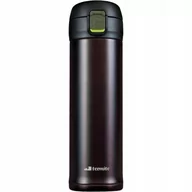 Kubki termiczne - Termite Kubek termiczny próżniowy BLUFF 480 ml plum/black KUBEK868 - miniaturka - grafika 1