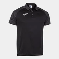 Koszulki męskie - Joma Essential II męska koszulka polo, czarno-antracyt, XS - miniaturka - grafika 1