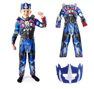 STRÓJ KOSTIUM TRANSFORMERS OPTIMUS + MASKA 7-8L - Moda i Uroda OUTLET - miniaturka - grafika 1