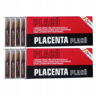 Placenta Placo Ampułki 12x10ml, Kuracja przeciw wypadaniu włosów PLACENTA 2 - Kosmetyki do stylizacji włosów - miniaturka - grafika 3