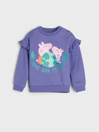 Swetry dla dziewczynek - Sinsay - Bluza Świnka Peppa - granatowy - miniaturka - grafika 1