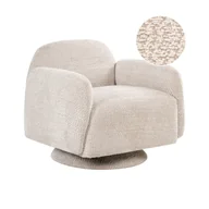 Fotele - Fotel obrotowy AAPUA Beżowy B669909 - miniaturka - grafika 1