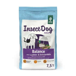 Green Petfood InsectDog Balance, owady i kurczak - 7,5 kg - Sucha karma dla psów - miniaturka - grafika 1