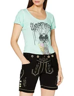 Koszulki i topy damskie - Stockerpoint Wolpermadl T-shirt damski, turkusowy, S - miniaturka - grafika 1