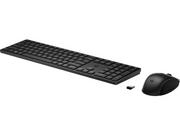 Zestawy myszka + klawiatura - HP Zestaw bezprzewodowy myszy i klawiatury 650 - czarny 4R013AA - miniaturka - grafika 1
