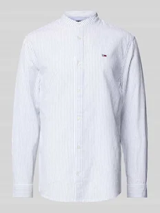 Koszula casualowa o kroju regular fit z mieszanki bawełny i lnu - Koszule męskie - miniaturka - grafika 1