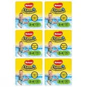 Pieluchy - Huggies Pieluchy do pływania 3-4 Little Swimmers (7-15 kg) Zestaw 6 x 12 szt. - miniaturka - grafika 1