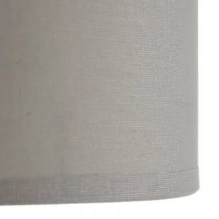 Britop Lampa stołowa Maarit klosz tekstylny, szara/czarna - Lampy stojące - miniaturka - grafika 4