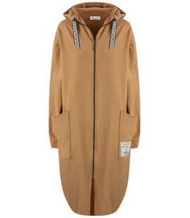 Cienka długa bluza z dłuższym tyłem i kapturem PAOLA - Bluzy damskie - miniaturka - grafika 1