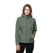 Kurtki damskie - Kurtka przeciwdeszczowa TASMAN 2L JKT W hedge green - S - miniaturka - grafika 1