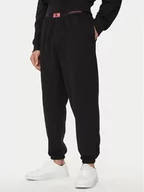 Piżamy męskie - Calvin Klein Underwear Spodnie piżamowe 000NM2393E Czarny Regular Fit - miniaturka - grafika 1