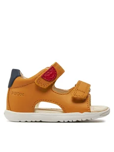 Geox Sandały B Sandal Macchia Boy B254VB 08554 C2P4E Żółty - Buty dla chłopców - miniaturka - grafika 1
