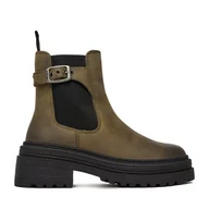 Botki damskie - Sztyblety G-Star Raw CEO-WI34-ALASKA-02 Zielony - miniaturka - grafika 1