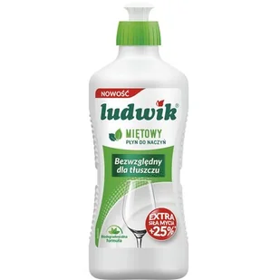 Ludwik Płyn do mycia naczyń mieta 450 ml hit) - Płyny do naczyń - miniaturka - grafika 1