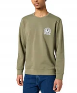 Bluzy męskie - Bluza Wrangler GRAPHIC SWS 112358371 Dusty Olive L - miniaturka - grafika 1
