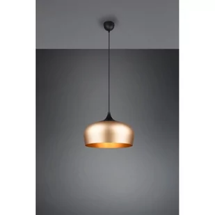 Trio Chiron D45 lampa wisząca 1-punktowa czarna/mosiądz 310890108 310890108 - Lampy sufitowe - miniaturka - grafika 1