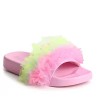 Buty dla dziewczynek - Klapki Billieblush U20200 Pink 462 - miniaturka - grafika 1