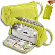 Piórniki - PIÓRNIK SZKOLNY NA PRZYBORY SOLIDNY WYTRZYMAŁY POJEMNY SASZETKA ORGANIZER - miniaturka - grafika 1