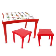 Meble do sypialni - JAMARA 3-cz. zestaw dla mebli dzieci Easy Learning, czerwony - miniaturka - grafika 1