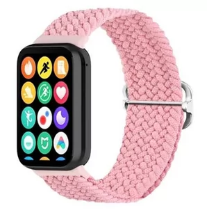 Opaska pasek bransoletka NYLON LOOP Xiaomi Mi Band 8 PRO / Redmi Watch 4 pudrowy - Akcesoria do smartwatchy - miniaturka - grafika 1
