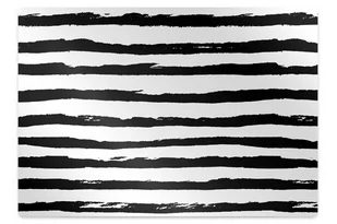 Mata na podłogę pod krzesło Wzór zebra 140x100 cm - Podnóżki, podpórki, podkładki - miniaturka - grafika 1