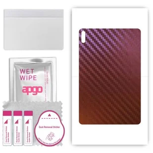 Folia naklejka skórka strukturalna na TYŁ do Huawei MatePad 11 - Carbon Kameleon CAKA5 - apgo SKINS - Akcesoria do tabletów i e-booków - miniaturka - grafika 1