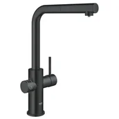 Baterie kuchenne - Grohe Blue Home bateria z filtrem z wyciąganą wylewką czarna 31539KS0 - miniaturka - grafika 1