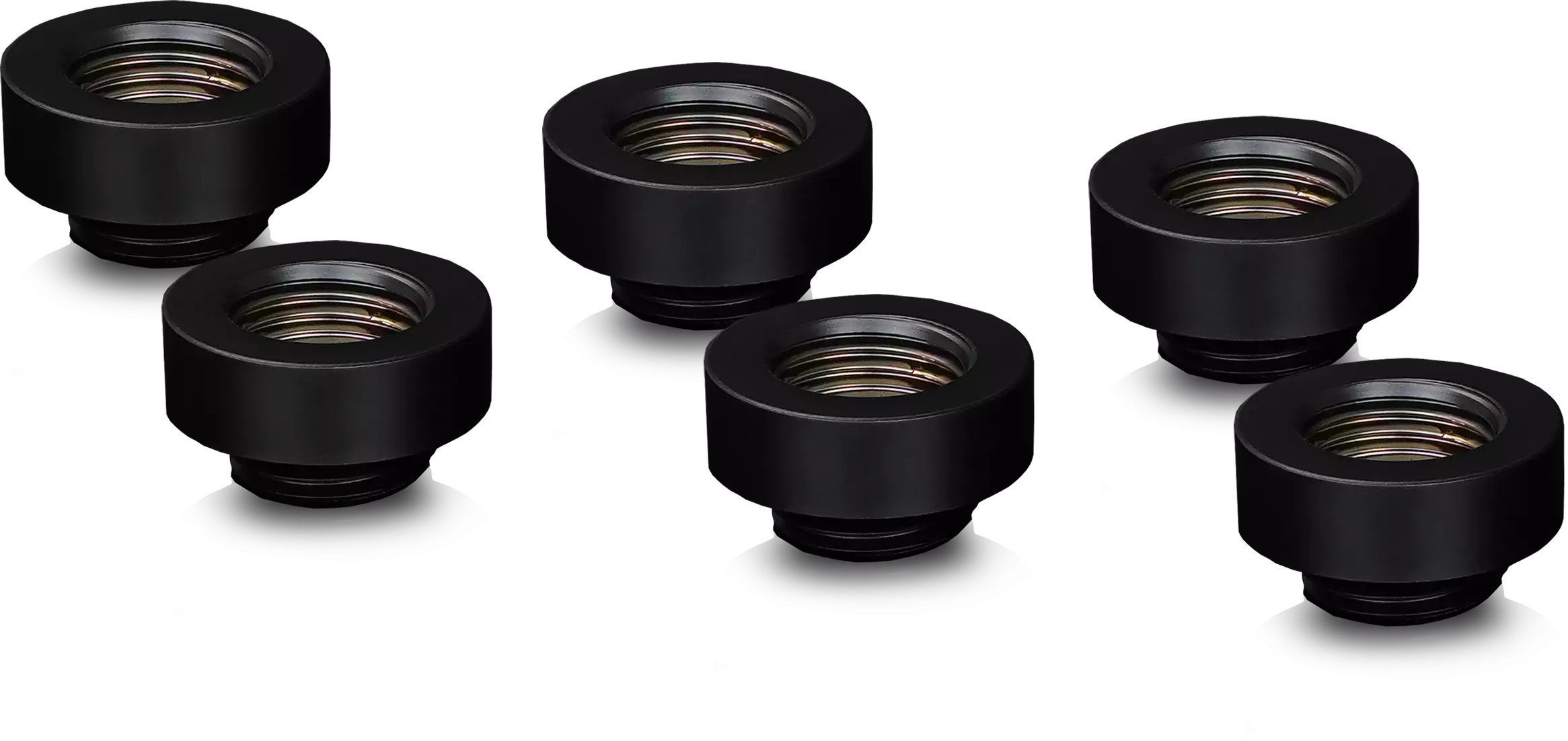 PrimoCHILL Thermal Grizzly DeltaMate Extender Fitting - MF7 czarny opakowanie 6 sztuk TG-DM-FIT-6005