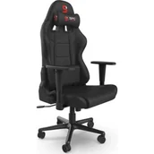 Fotele gamingowe - SPC Gear SPC Gear SR300F V2 Czarny Materiał - miniaturka - grafika 1