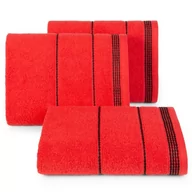 Ręczniki - Euro Firany Ręcznik Euro Kol. Mira 13 - 500 GSM Czerwony1 30x50 1216517 - miniaturka - grafika 1