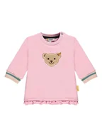 Bluzy i sweterki niemowlęce - Steiff Bluza w kolorze jasnoróżowym - miniaturka - grafika 1