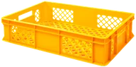 Pojemniki i kosze gastronomiczne - Pojemnik ażurowy na bułki H-140 600x400x140 - miniaturka - grafika 1