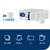 Papier toaletowy - Tork OptiServe T7 Toiletpapir uden hylse avanced 2-lags 94,3m 24ruller - miniaturka - grafika 1