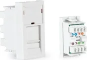 Akcesoria do komputerów stacjonarnych - Fonestar Fonestar WP-49RJ - Moduł - RJ-45 FTP Cat 6 T568B / zaciski - miniaturka - grafika 1