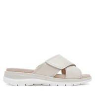 Klapki i japonki damskie - Klapki Caprice 9-27207-44 Beżowy - miniaturka - grafika 1