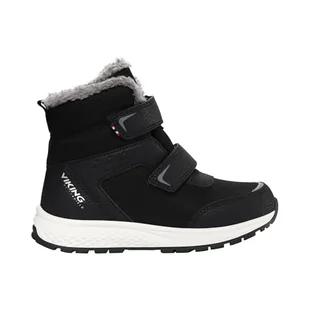 Viking Equip Warm WP 2V śniegowce, czarna/szara, 10 UK dziecko, Czarny szary, 10 UK Child - Śniegowce damskie - miniaturka - grafika 1