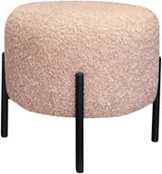 Pufy i podnóżki - Pufa OLA LOFT ławka podnóżek metal czarny Rolf2 - miniaturka - grafika 1