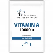 Witaminy i minerały dla sportowców - FOREST VITAMIN Vitamin A 10000 IU 100tabs - miniaturka - grafika 1
