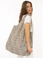 Torebki damskie - Zwillingsherz Shopper bag w kolorze beżowym - miniaturka - grafika 1