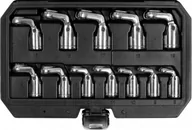 Zestawy narzędziowe - Yato Klucze Przegubowe Oczkowe Otwarte 12Cz. - miniaturka - grafika 1