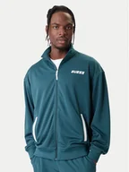 Bluzy męskie - Guess Bluza Z6RQ06 KD482 Zielony Regular Fit - miniaturka - grafika 1