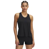 Koszulki i topy damskie - Damski top do biegania Under Armour UA Launch Camo Singlet - czarny - miniaturka - grafika 1