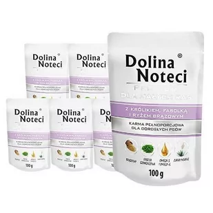Dolina Small królikiem, fasolką i ryżem 12x100g - Mokra karma dla psów - miniaturka - grafika 1