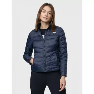 Kurtka Damska Pikowana 4F Sportowa Granatowa L21KUDP060-30S - Kurtki i kamizelki sportowe damskie - miniaturka - grafika 1
