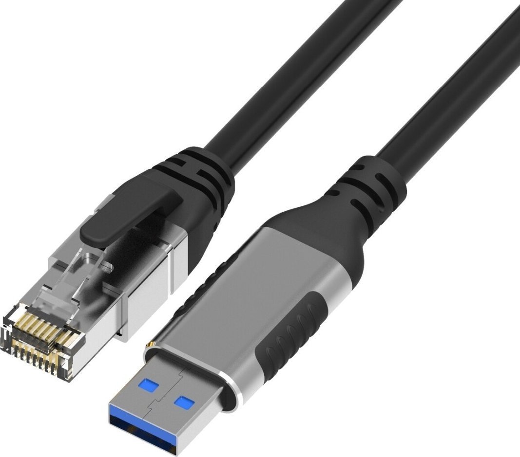Kabel USB PremiumCord PremiumCord Ethernetový kabel USB3.2 na LAN RJ45 10/100/1000, 3m
